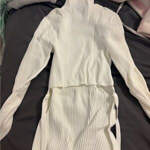 Aritzia Open back turtle neck